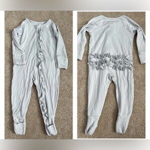 Little Sleepies ruffles zippy